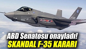 ABD Senatosu onayladı! Skandal F-35 kararı...