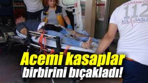 Acemi kasaplar soluğu acillerde aldı