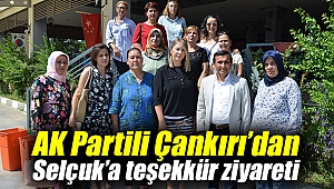AK Partili Çankırı’dan Selçuk’a teşekkür ziyareti