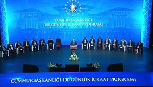 Başkan Recep Tayyip Erdoğan, 100 Günlük Eylem Planını açıklıyor