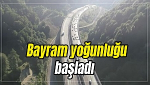 Bayram yoğunluğu başladı