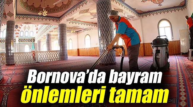 Bornova’da bayram önlemleri alındı