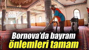 Bornova’da bayram önlemleri alındı