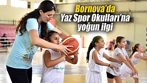 Bornova’da Yaz Spor Okulları’na yoğun ilgi
