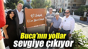 Buca'nın yollar sevgiye çıkıyor