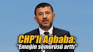 CHP'li Ağbaba: