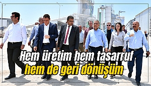 Hem üretim hem tasarruf hem de geri dönüşüm