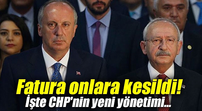 İşte CHP'nin yeni yönetimi