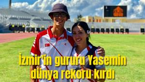 İzmir'in gururu Yasemin dünya rekoru kırdı