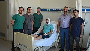 Kalça kemiğini yüzüne naklettiler