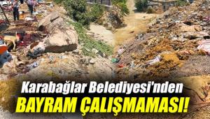 KARABAĞLAR'DA BAYRAMA YAKIŞMAYAN GÖTÜNTÜLER