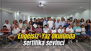 Karşıyaka'da ‘Engelsiz’ Yaz Okulunda sertifika sevinci