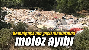 Kemalpaşa'nın yeşil alanlarında moloz ayıbı
