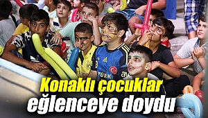 Konaklı çocukların keyifli zamanı