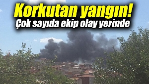 Korkutan yangın!