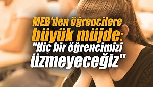 MEB'den öğrencilere büyük müjde:
