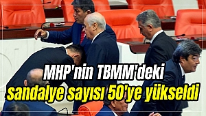 MHP'nin TBMM'deki sandalye sayısı 50'ye yükseldi