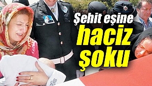 Şehit polis eşine haciz şoku