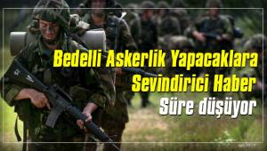 Askerlik süresi düşüyor