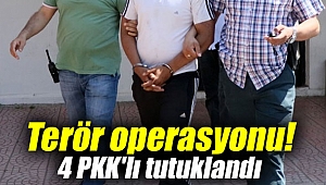 Terör operasyonu! 4 PKK'lı tutuklandı