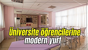 Üniversite öğrencilerine modern yurt