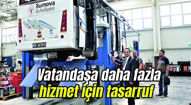 vatandaşa daha fazla hizmet için tasarruf