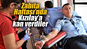 Zabıta Haftası’nda Kızılay’a kan verdiler