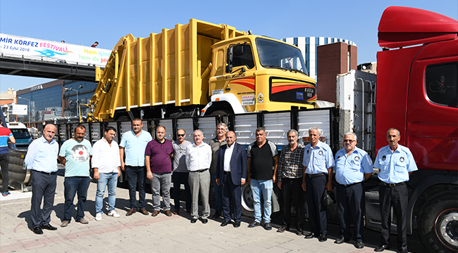 Kardeş belediye Hekimhan'a araç desteği