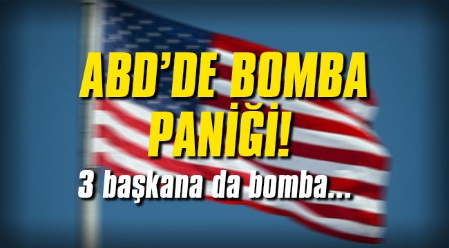 ABD'de bomba paniği! 3 başkana da...