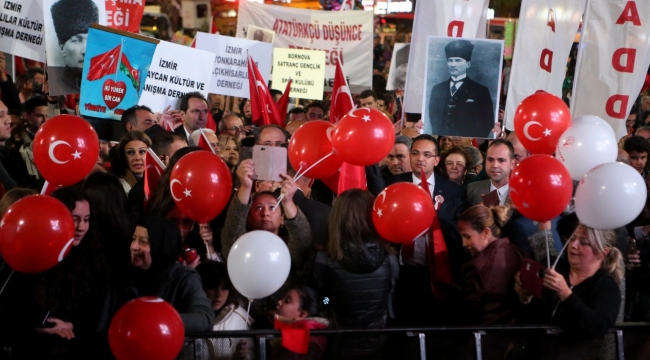 Bornova’da Cumhuriyet coşkusu