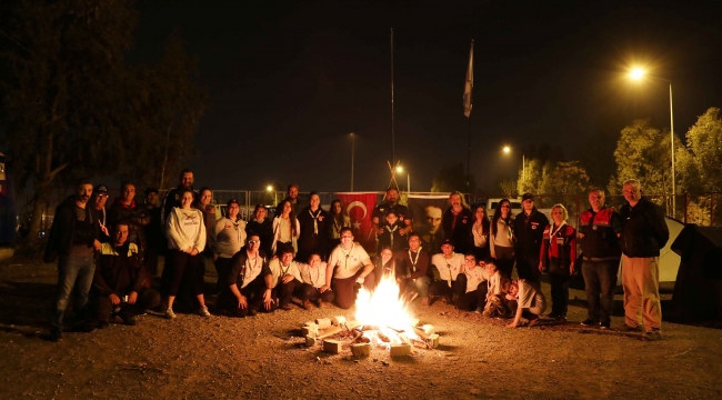 İzcilerin Bayraklı buluşması