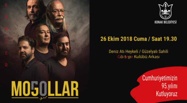Konak'ta Cumhuriyet coşkusu Moğollar’la çoğalacak