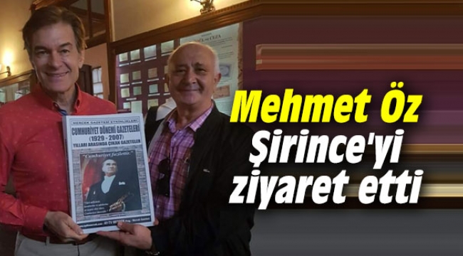 Mehmet Öz Şirince'yi ziyaret etti