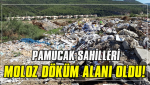 PAMUCAK SAHİLİ MOLOZ DÖKÜM ALANINA DÖNDÜ
