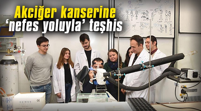 Akciğer kanserine 'nefes yoluyla' teşhis
