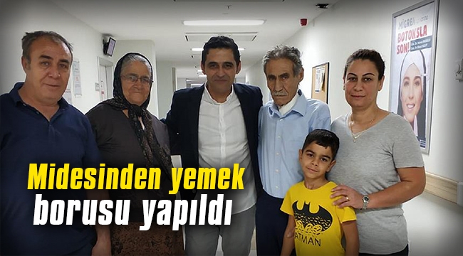 Midesinden yemek borusu yapıldı