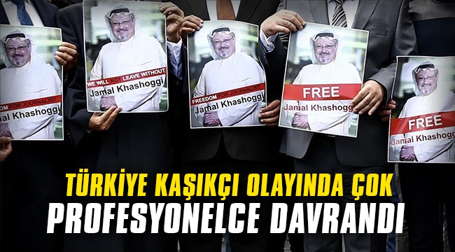 Türkiye Kaşıkçı olayında çok profesyonelce davrandı