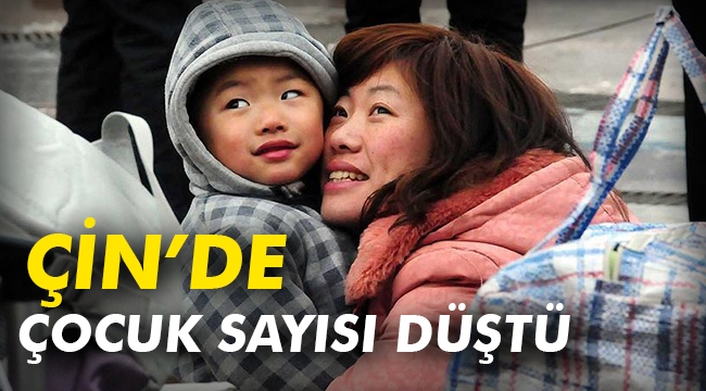 Çin’de çocuk sayısı düştü