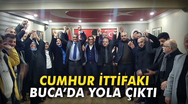 Cumhur İttifakı Buca'da yola çıktı