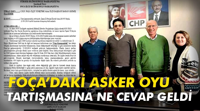Foça’daki ‘Asker Oyu’ tartışmasına ne cevap geldi?