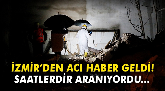 İzmir'de çöken tarihi binanın enkazından cansız bedeni çıkarıldı