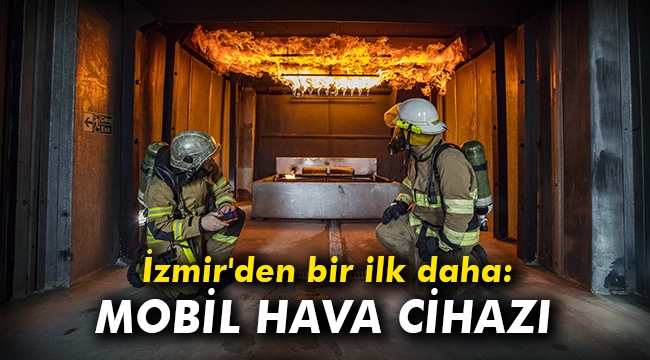 İzmir'den bir ilk daha: Mobil temiz hava cihazı
