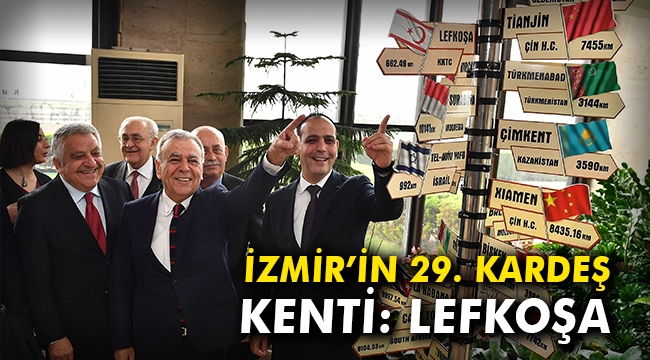 İzmir'in 29. kardeş kenti: Lefkoşa