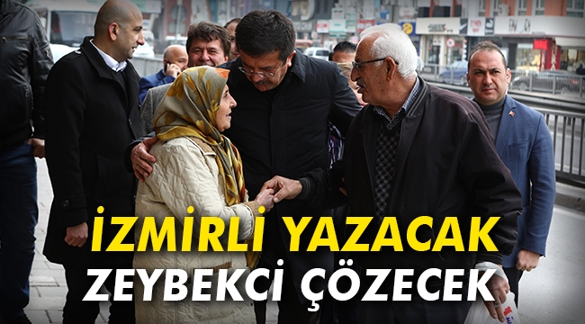 İzmirli yazacak Zeybekci çözecek