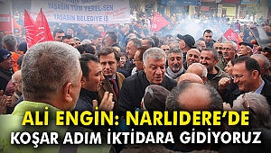 Ali Engin: Narlıdere’de koşar adım iktidara gidiyoruz