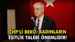 CHP'li Beko: Kadınların eşitlik talebi önemlidir