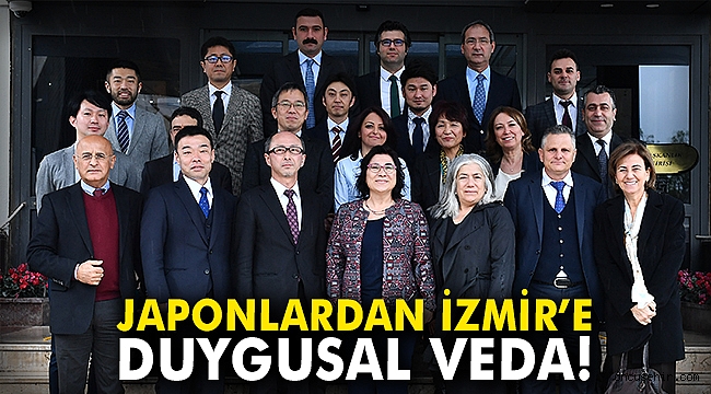 Japonlardan İzmir'e duygusal veda