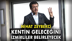 Nihat Zeybekci: Kentin geleceğini İzmirliler belirleyecek
