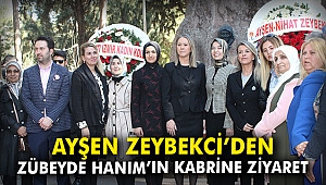 Ayşen Zeybekci'den Zübeyde Hanım'ın kabrine ziyaret