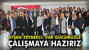 Ayşen Zeybekci: Var gücümüzle çalışmaya hazırız